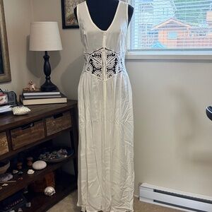 Haute Society White Swim Maxi Cover Up